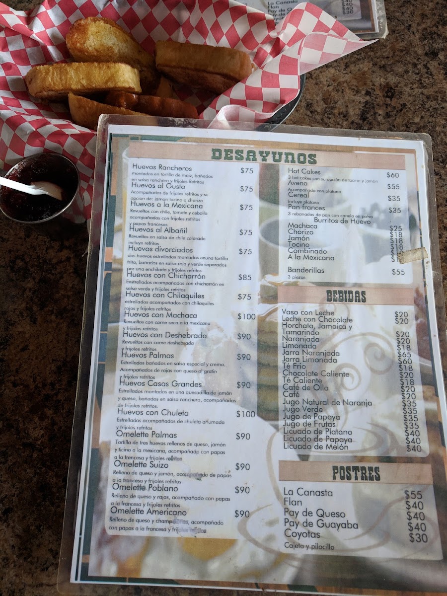 Las Palmas Steak Tacos Menu - Image 4