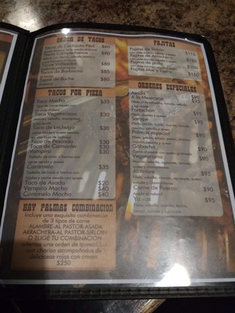 Las Palmas Steak Tacos Menu - Image 6